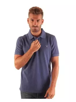 Поло Gant Polo, цвет Marine