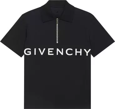 Поло Givenchy Classic Fit Polo 'Black/White', черный