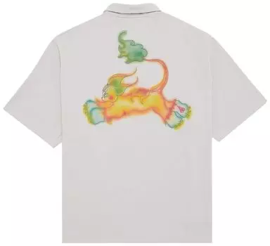 Поло GOAT x Diana Yesenia Alvarado for Art Basel '24/'25 Polo Shirt, серый