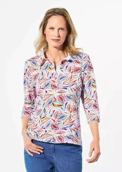 Поло GOLDNER, цвет bunt/gemustert