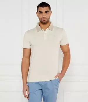 Поло Guess Jeans Nolan Extra Slim Fit, бежевый