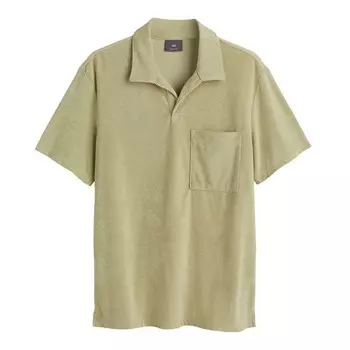 Поло H&amp;M Regular Fit Terry, фисташковый