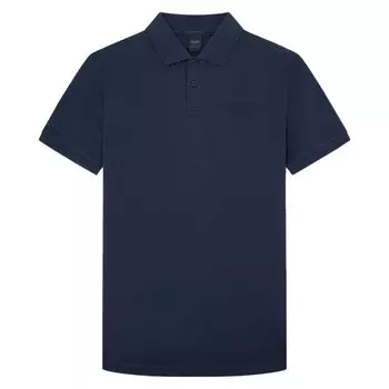 Поло Hackett Am Emboss Bk, синий