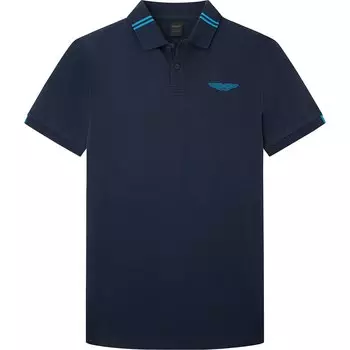 Поло Hackett Am Tipped, синий