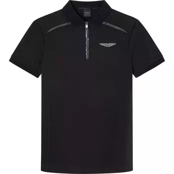 Поло Hackett Am Zip, черный