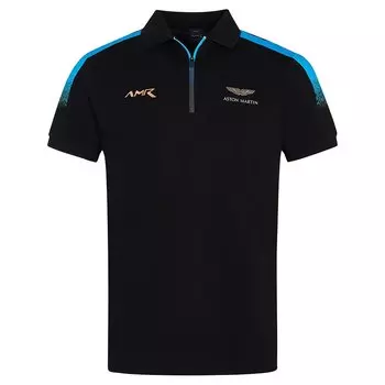 Поло Hackett Amr Fade Zip, черный