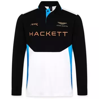 Поло Hackett Amr Multi, черный