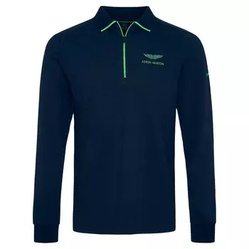 Поло Hackett Amr Zip, синий