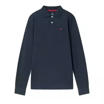 Поло Hackett Classic Fit Logo, синий