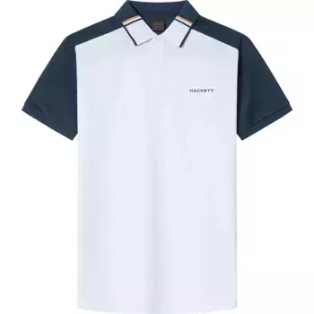 Поло Hackett Resort Col Block, белый