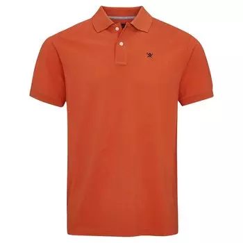 Поло Hackett Slim Fit Logo, оранжевый