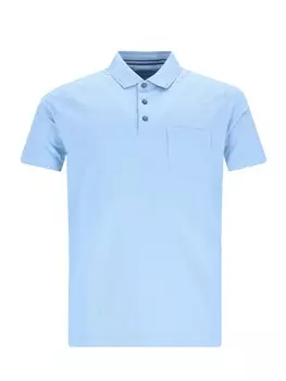 Поло hajo Pique, голубой
