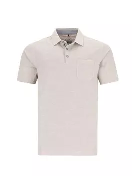 Поло hajo Stay Fresh, серый