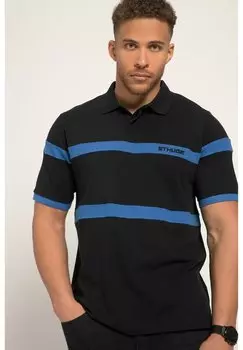 Поло Halbarm Ringel STHUGE, черный