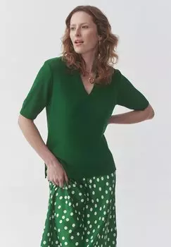 Поло HAZEL TATUUM, темно-зеленый