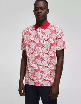 Поло HECHTER PARIS, цвет chili