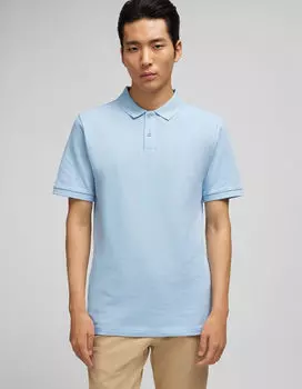 Поло HECHTER PARIS, цвет light blue