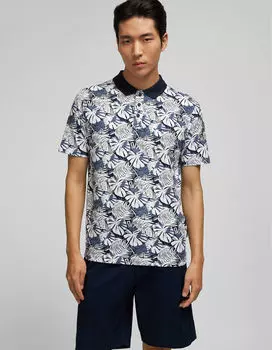 Поло HECHTER PARIS, цвет midnight blue