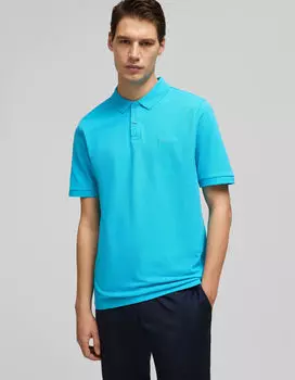 Поло HECHTER PARIS, цвет turquoise