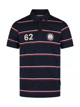 Поло HECHTER PARIS Streifen Polo Piquee, цвет midnight blue