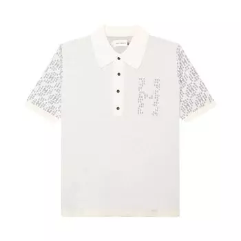 Поло Honor The Gift H Pattern Polo, белый