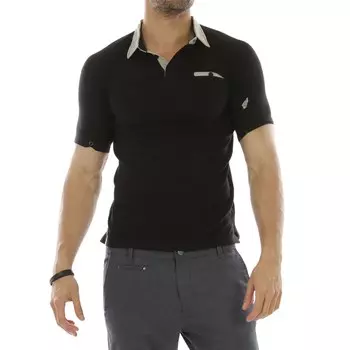 Поло HopenLife THUNDERDOME, черный