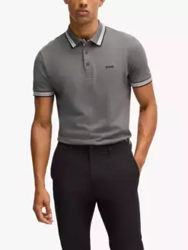 Поло HUGO BOSS BOSS Essential Short Sleeve, цвет light/pastel grey