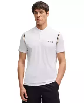Поло Hugo Boss x Matteo Men's Berrettini с контролем влажности, белый