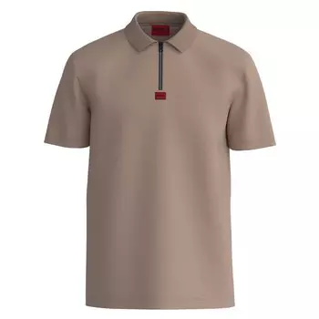 Поло HUGO Deresom241 10257070, бежевый