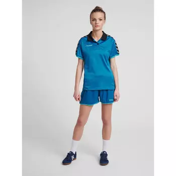 Поло Hummel, цвет berlinerblau/blau/blau