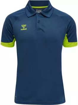 Поло Hummel Hmllead Functional Polo, цвет DARK DENIM
