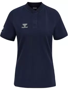 Поло Hummel Hmlmove Grid Polo Woman, морской