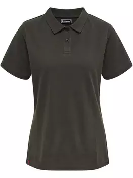 Поло Hummel Hmlred Stretch Polo Woman, цвет RAVEN
