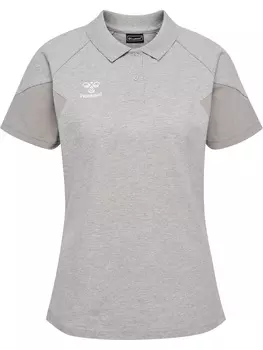 Поло Hummel Hmltravel Polo Woman, цвет LIGHT GREY MELANGE