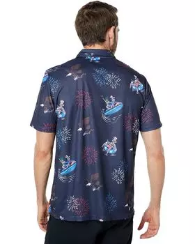 Поло Hurley H20-Dri Ace Birdie Short Sleeve Polo, цвет Armored Navy