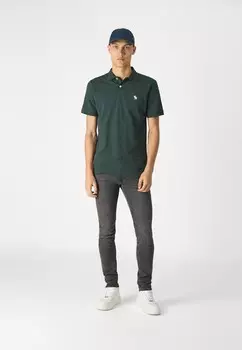 Поло ICONE Abercrombie & Fitch, зеленый