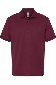 Поло из джерси Gildan DryBlend, бордовый