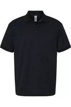 Поло из джерси Gildan DryBlend, черный