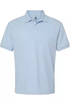 Поло из джерси Gildan DryBlend, светло-голубой