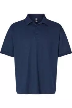 Поло из джерси Gildan DryBlend, темно-синий