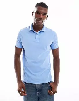 Поло из джерси Superdry Essential в цвете Bluebell