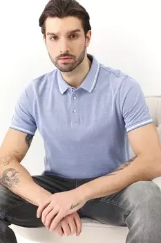 Поло из хлопка Medicine, синий