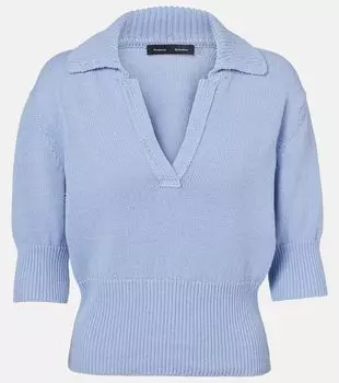 Поло из хлопка Reeve Proenza Schouler, Pale Blue