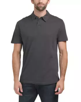 Поло из хлопкового джерси Kenneth Cole, цвет Phantom