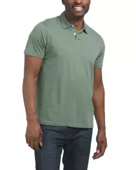 Поло из хлопкового джерси Kenneth Cole, цвет Fern