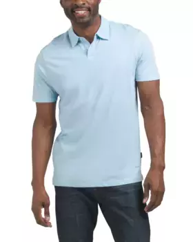 Поло из хлопкового джерси Kenneth Cole, синий