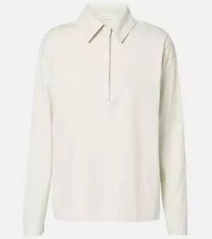 Поло из хлопкового джерси Roddie The Row, Light Sage