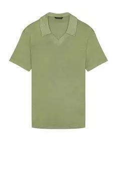 Поло из креп-бонда Monfrere, цвет jade