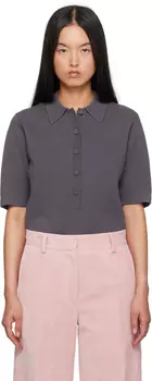 Поло из мериносовой шерсти Dries Van Noten, Taupe