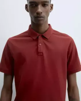 Поло из пике Sfera, красный